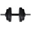 VidaXL vidaXL Barbell and 2 Dumbbell Set 60.5kg Gym Weight Fitness Exercise Equipment 3