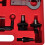 VidaXL vidaXL Engine Timing Tool Set for Opel Car Vehicle Connector Adjuster Pole 4