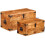 VidaXL Rough Mango Wood Storage Chests Set of 2 Boxes Cases Trunks for Toy/Craft/Tool 2
