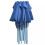 VidaXL vidaXL Foldable Tent Pop-Up 3x4.5m Blue Outdoor Garden Gazebo Canopy Marquee 5