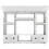 VidaXL vidaXL Wooden Kitchen Wall Cabinet White Cupboard Storage Shelf Display Unit 5