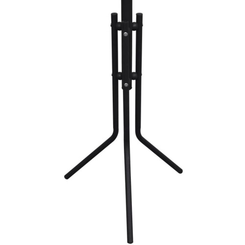 VidaXL New Portable Bedroom Metal Black Coat Stand Hat Rack Hall Holder Hanger Hooks 1