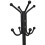 VidaXL New Portable Bedroom Metal Black Coat Stand Hat Rack Hall Holder Hanger Hooks 3