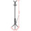 VidaXL New Portable Bedroom Metal Black Coat Stand Hat Rack Hall Holder Hanger Hooks 4