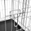 VidaXL vidaXL Foldable Dog Bench XXL Metal Pet Transport Travel Carrier Crate Cage 3