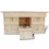 VidaXL vidaXL Sparrow Nesting Box Outdoor Wildlife Bird House Cage Stand Habitat 2