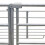 VidaXL 4-Panel Sheep Pen Sheep Hurdles with Lock Galvanised Steel 183 x 183 x 92 cm 4