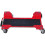 VidaXL vidaXL Motorcycle Dolly Centre Stand Red Motorbike Tool Garage Mover Paddock 3