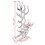 VidaXL vidaXL Wine Rack Flame Shape Holder Floor Standing Aluminium Silver 9 Bottles 4