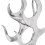 VidaXL vidaXL Wine Rack Flame Shape Holder Floor Standing Aluminium Silver 9 Bottles 3