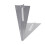 VidaXL vidaXL 2x Pole Spike Straight Silver Steel Post Supporter Fence Accessory 3
