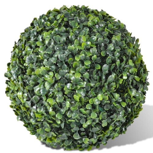 VidaXL vidaXL 2x Boxwood Ball Artificial Leaf Topiary Ball 35cm Realistic Fake Plant 1