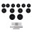 VidaXL vidaXL Barbell+2 Dumbbell Set 30.5kg Workout Home Gym Fitness Weightlifting 3