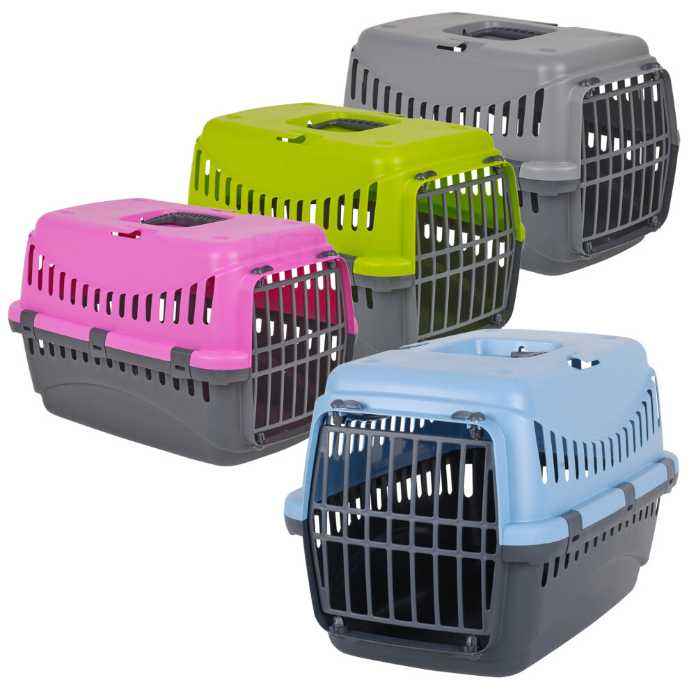 Plastic Pet Carrier with Detachable Roof Handle on OnBuy