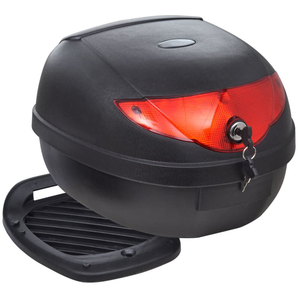 Vidaxl Motorbike Top Case 36 L For Single Helmet Motorcycle Bag Back Luggage