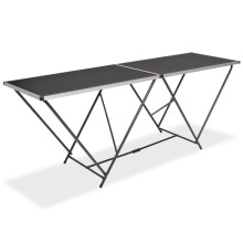 vidaXL Folding Pasting Table MDF and Aluminium 200cm Workbench Working Desk