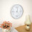 VidaXL vidaXL Wall Clock 30cm Silver Home Office Living Room Timer Decoration Decor 2