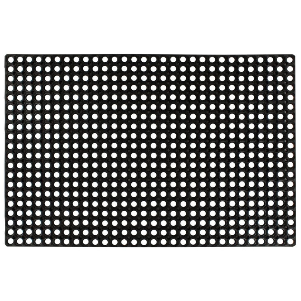 vidaXL Mat Rubber 16mm 80x120cm Home Garage Office Entrance Floor Covering