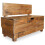 VidaXL vidaXL Bench Entryway Dining Bench Hallway Bench Seat Solid Mahogany Wood 3