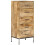 VidaXL vidaXL Kommode 45x35x106 cm Massivholz Mango 1