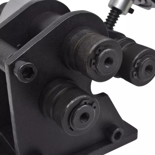 VidaXL vidaXL Manual Roll Bending Machine Cast Iron Workbench Rolling Bender Tool 2