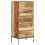 VidaXL vidaXL Kommode 45x35x106 cm Massivholz Mango 11