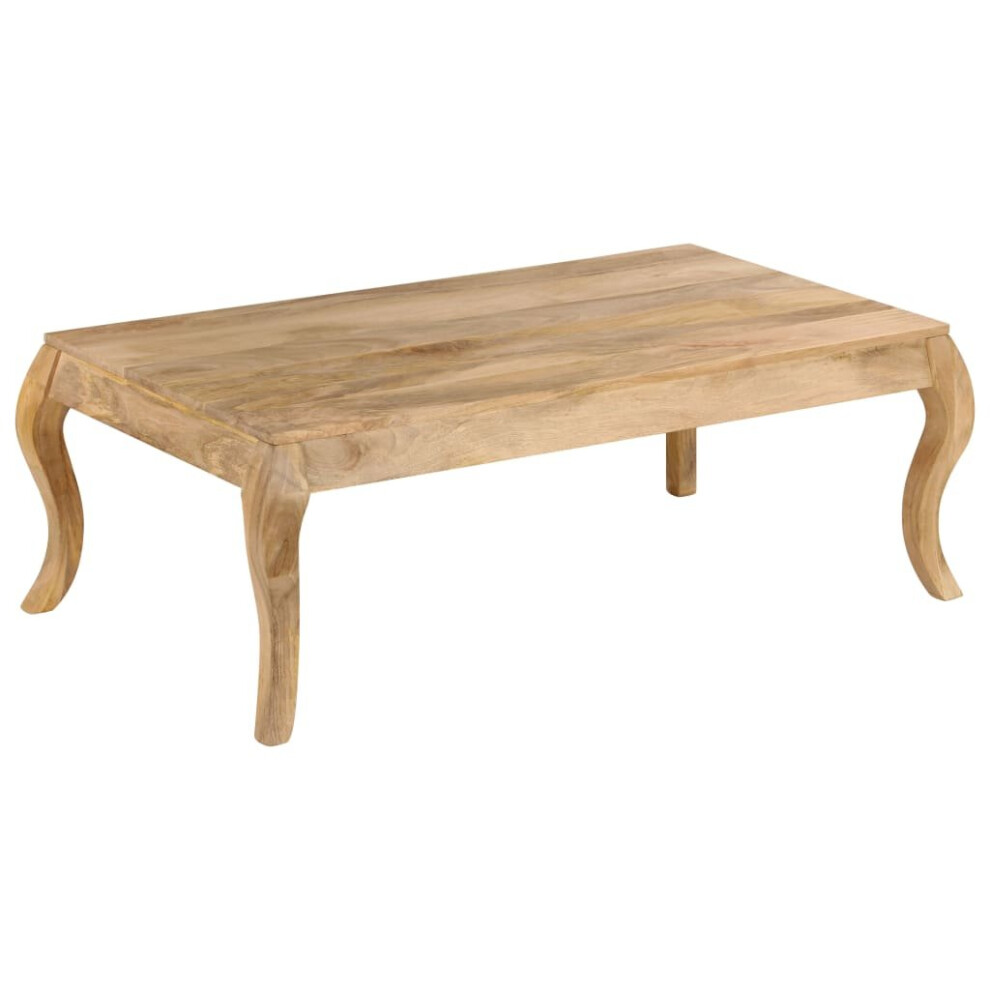 vidaXL Solid Mango Wood Coffee Table 116x66x41cm Living Room Furniture Stand