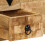 VidaXL vidaXL Solid Mango Wood Coffee Table 80x40x35cm Home Tea Side Telephone Stand 8