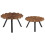 VidaXL vidaXL 2x Coffee Tables Solid Reclaimed Wood Couch Side End Tea Stand Table 9