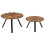 VidaXL vidaXL 2x Coffee Tables Solid Reclaimed Wood Couch Side End Tea Stand Table 5