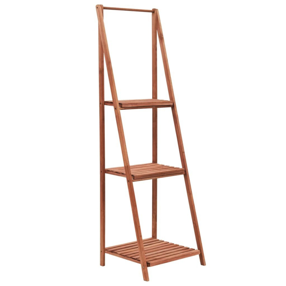 Vidaxl Plant Stand Cedar Wood 45X40x145cm Garden Flower Display Rack Holder