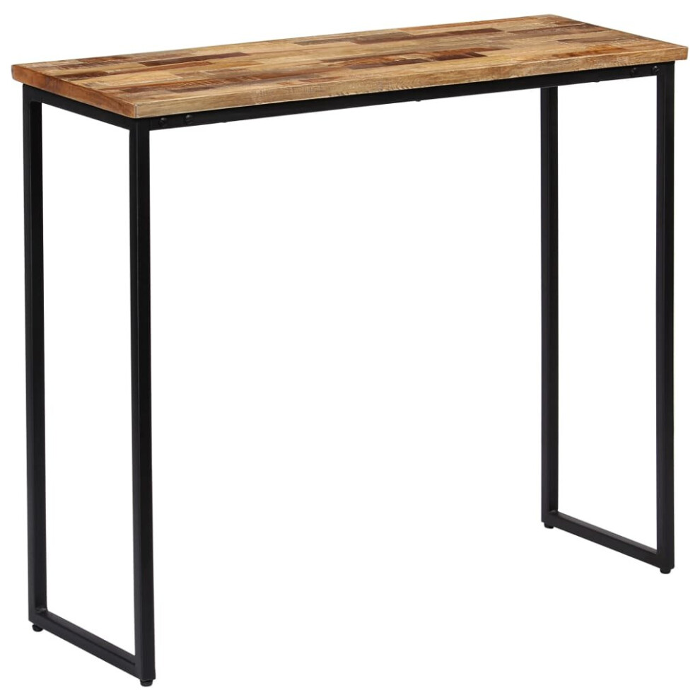 Vidaxl Solid Reclaimed Teak Console Table 90X30x76cm Hallway Display Stand