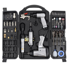 vidaXL 70 Piece Air Tool Kit Set Impact Ratchet Wrench Hammer Socket Adapter
