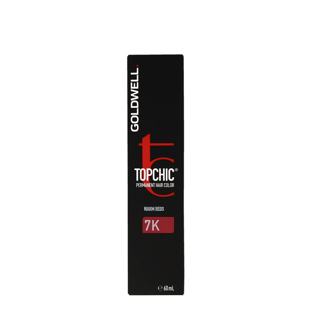 Goldwell Top Chic 7K Copper Blonde Warm Reds Permanent Hair Color 60ml