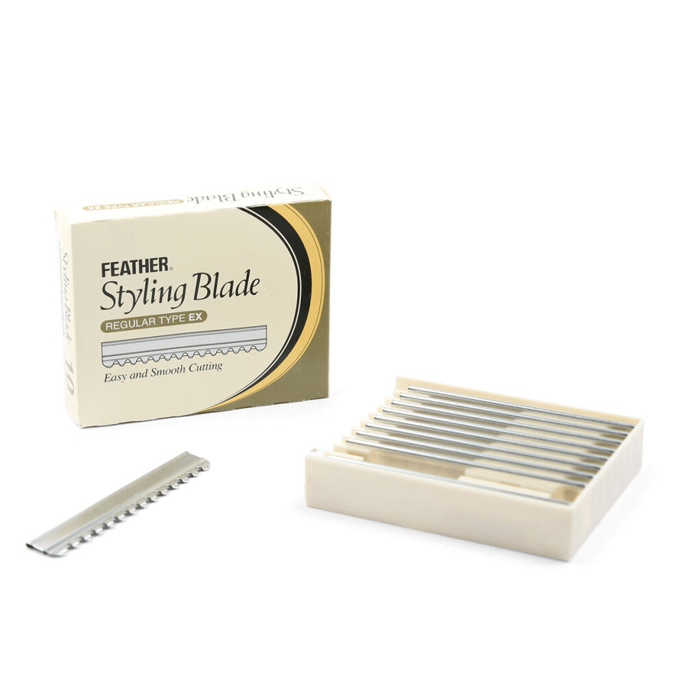 Feather Styling Blade Regular Type EX (10 Blades)