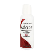 Adore Semi Permanent Hårfärg - Vegan och Cruelty-Free Röd Hårfärg - 4 Fl Oz - 068 Crimson (Pack av 2)
