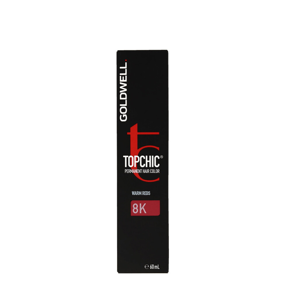 Goldwell Top Chic 8K Light Copper Blonde Warm Reds Hair Color 60ml