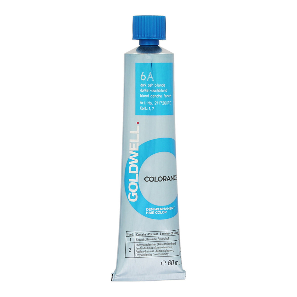 Goldwell Haircare Colorance 6A Dark Ash Blonde Demi Permanent 60ml