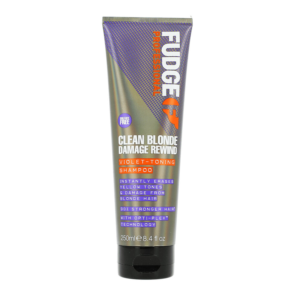 Fudge Clean Blonde Damage Rewind Shampoo Sulfate Free 250ml