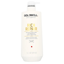 Goldwell DualSenses Rich Repair Restoring Conditioner 1000 ml – Återställer torrt och skadat hår på djupet med glans, styrka och elasticitet
