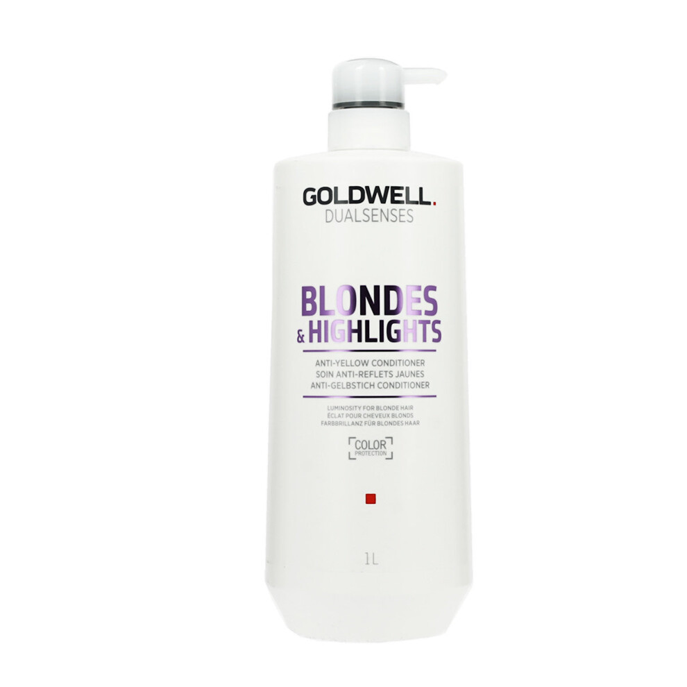 Photos - Hair Product GOLDWELL Blondes & Highlights Anti-Yellow Conditioner 1000ml
