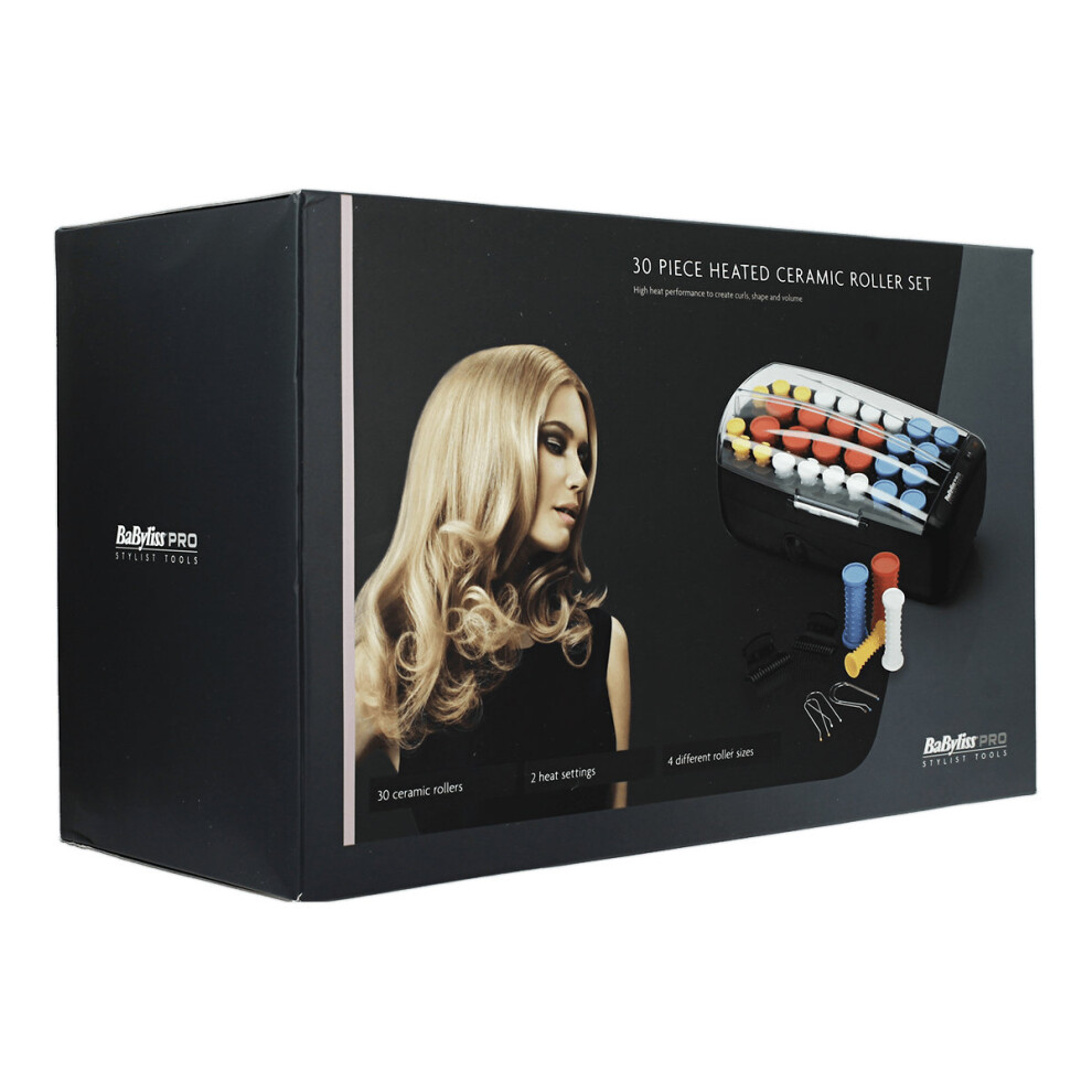 BaByliss BAB3031BU Professional 30 Piece Ceramic Roller Set With 2 Setting