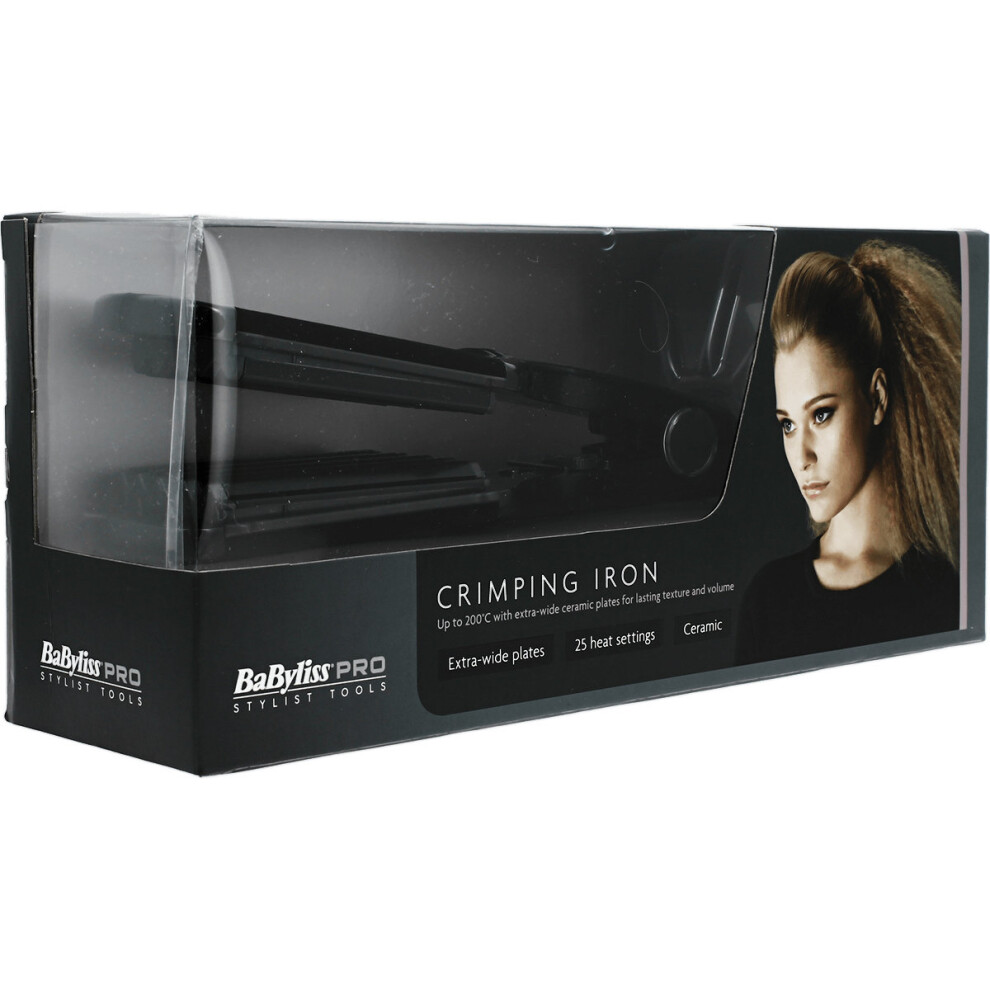 BaByliss Pro Attitude Porcelain Crimping Iron