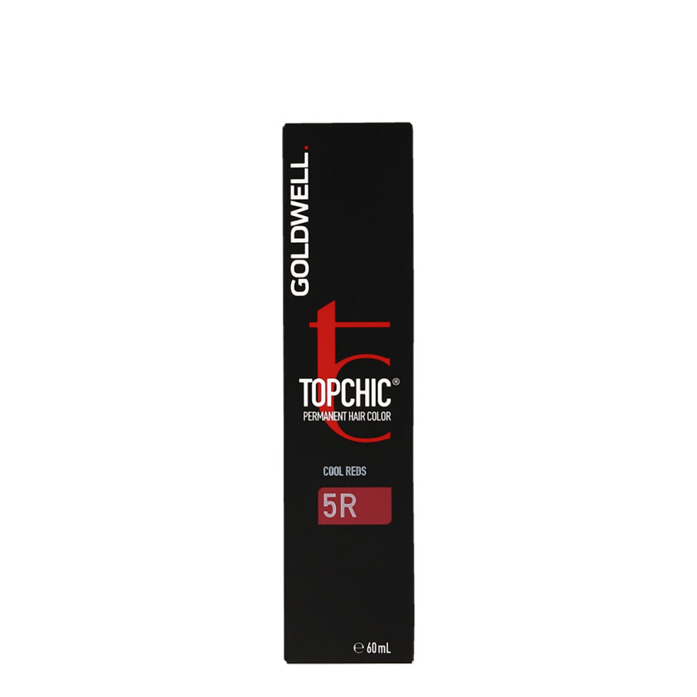 Goldwell Topchic Cool Reds Teak 5R Permanent Hair Color 60ml