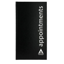Agenda Salon Concepts Beauty Appointment Book 3 Assistant Black
