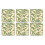 Pimpernel Pimpernel Willow Boughs Green Coasters, Set of 6 1