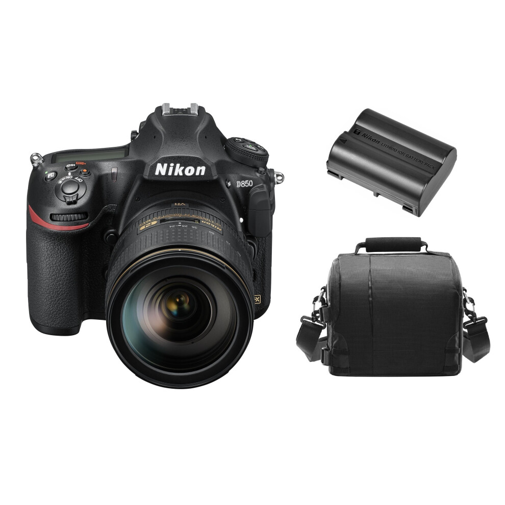 NIKON D850 KIT AF-S 24-120MM F4G ED VR + camera Bag + EN-EL15A Battery