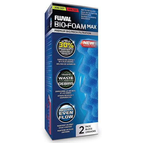 Fluval Fluval 206/207 - 306/307 Bio-Foam Max (2 Pack)