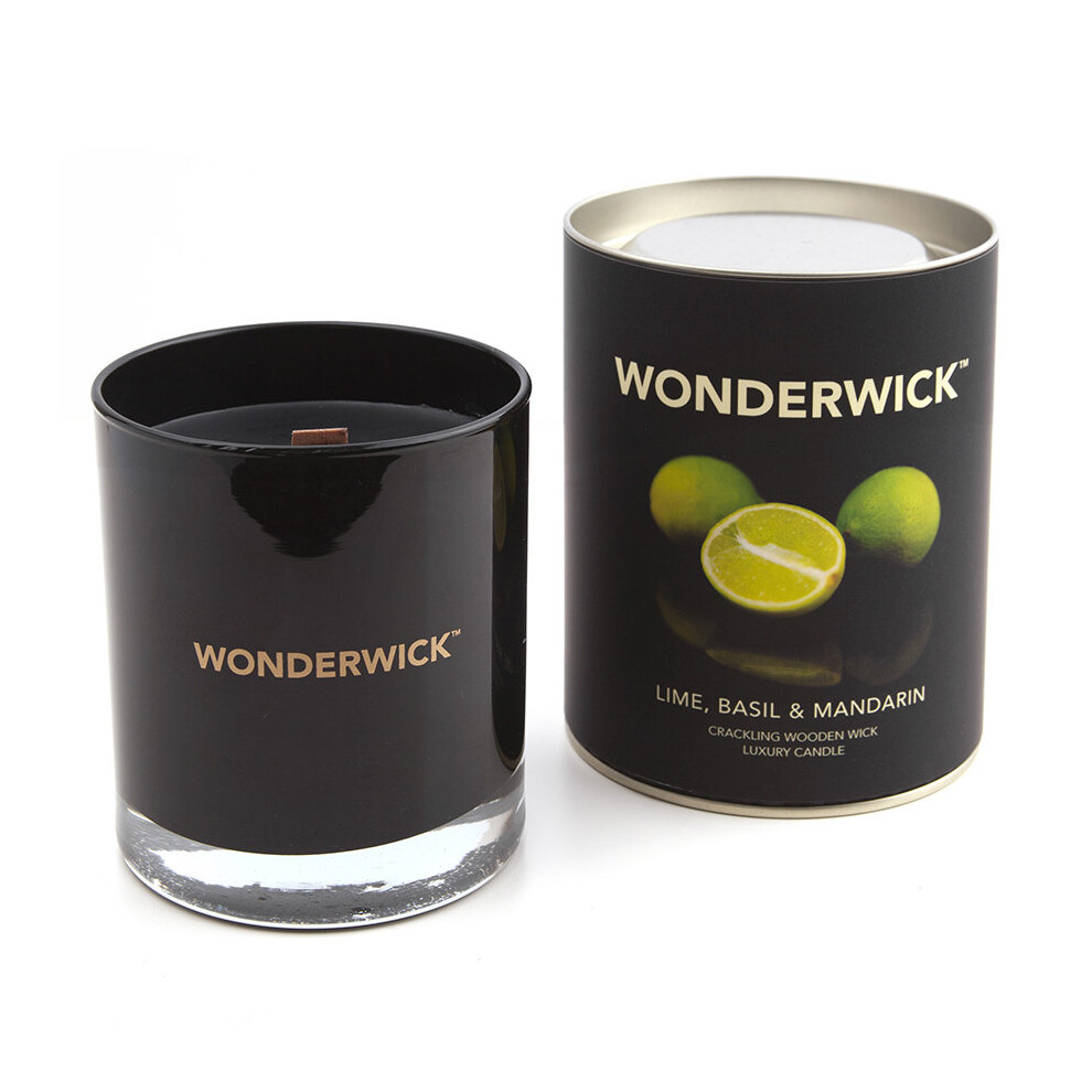 Wonderwick Noir Candle - Lime, Basil & Mandarin