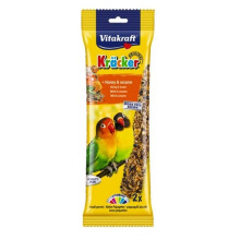 Vitakraft Lovebirds Honey & Sesame Kracker Treats (Pack Of 5)